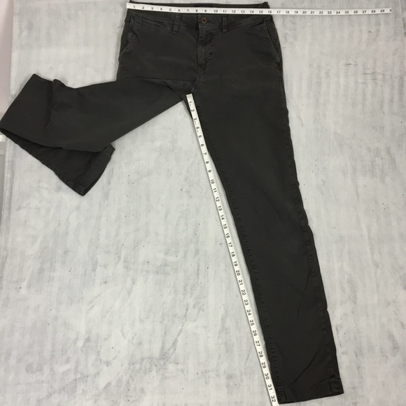 American Eagle Jeans Extreme Flex Slim Straight Leg Tag Size 30X36 Faded Black - Picture 9 of 12